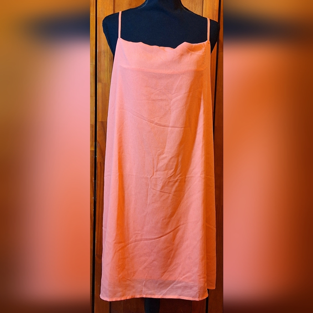 PEACH LOVE CALIFORNIA midi dress